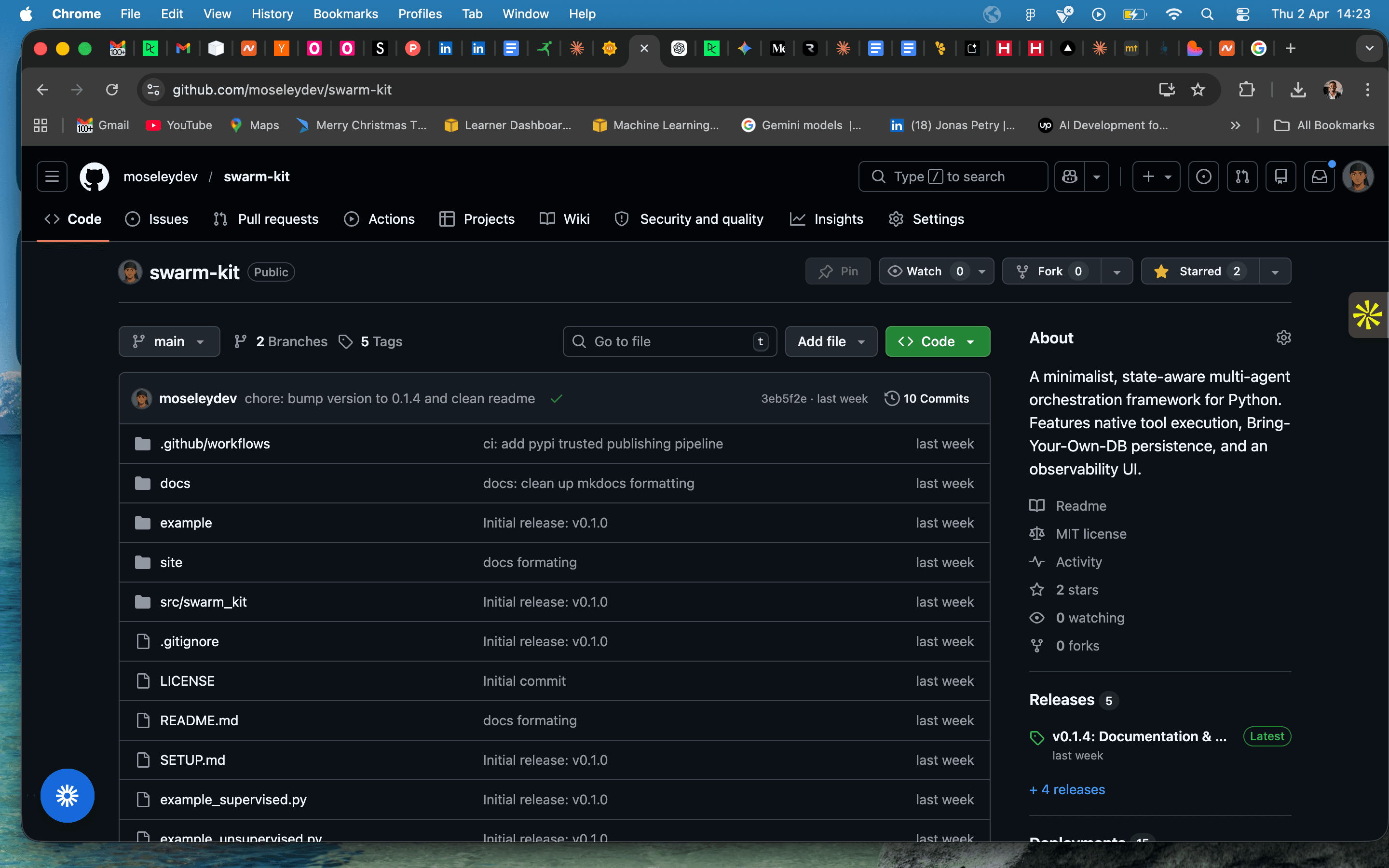 Swarm Agent Kit architecture